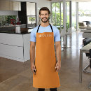 Search for orange aprons Monogrammed