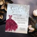 Search for sweet 17 invitations Modern