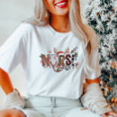 Search for reindeer womens tshirts Nurse