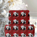 Search for red panda wrapping paper Cute