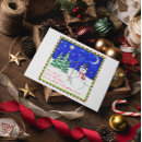 Search for cross christmas cards Snowman