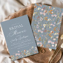 Search for dusty blue bridal shower invitations Modern