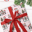 Search for pink penguin wrapping paper Festive