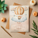 Search for hot air balloon 1st birthday invitations Boho