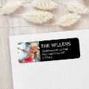 Search for wedding photo return address labels Black