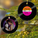 Search for vinyl record christmas tree decorations Disco