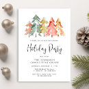 Search for company corporate business office party invitations Watercolor