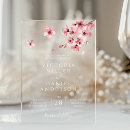 Search for japanese wedding invitations Watercolor floral