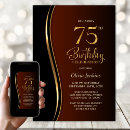 Search for orange and black birthday invitations Modern