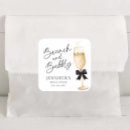 Search for champagne bridal shower stickers Brunch and bubbly