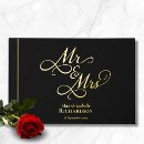 Search for classic wedding guest books Typography