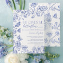 Search for blue butterfly invitations Chinoiserie