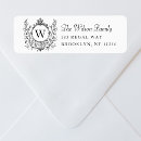 Search for family last name return address labels Classic