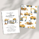 Search for construction 3rd birthday invitations Stop the traffic