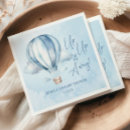 Search for hot air balloon napkins Baby shower