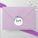 Search for purple hydrangea wedding stickers Modern