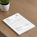 Search for quote business notepads Black and white