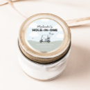 Search for the blue hole stickers Hole in one