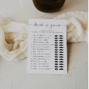 Search for fun game postcards Black and white