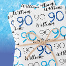 Search for 90th birthday wrapping paper Typography