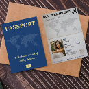 Search for passport bridal shower invitations World map