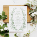 Search for green floral wedding invitations Chinoiserie