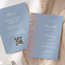 Search for dusty rose and gold wedding invitations All in one