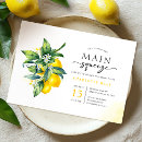 Search for main squeeze bridal shower invitations Citrus