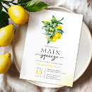 Search for lemonade bridal shower invitations Yellow