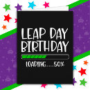 Search for leap year birthday cards Feb 29