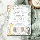 Search for cute monkey 4x5 invitations Boy