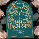 Search for elegant teal invitations Floral