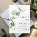 Search for elegant 80th birthday invitations Botanical