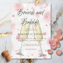 Search for modern brunch bridal shower invitations Bubbly