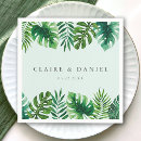 Search for mint green wedding napkins Botanical