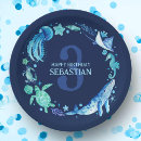 Search for whale paper plates Navy