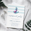 Search for anchor engagement party invitations Elegant