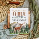 Search for buck birthday invitations Forest