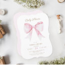 Search for die cut baby shower invitations Blush pink