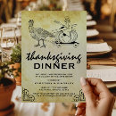 Search for vintage thanksgiving invitations Retro