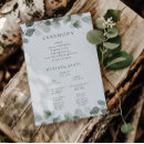 Search for reception wedding programs Green