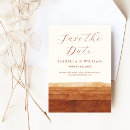 Search for desert save the dates Burnt orange