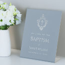 Search for baptism welcome signs Dusty blue