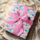Search for pink snowflake wrapping paper Bright
