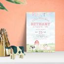 Search for moo cow birthday invitations Pig