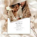 Search for photo rehearsal dinner invitations Calligraphy script
