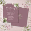 Search for purple fall wedding invitations Mauve
