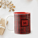 Search for red gingham pattern mugs Scottish