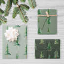 Search for pine tree christmas wrapping paper Simple
