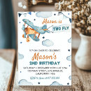 Search for vintage aeroplane birthday invitations Up up and away